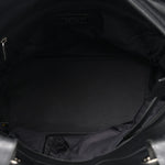 Coated Canvas Quilted Large Paris Biarritz Tote Black