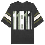 11:11 Football Top - Vintage Black