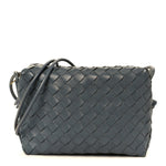 Nappa Intrecciato Small Loop Camera Bag Thunder