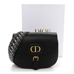 Box Calfskin Large Bobby Flap Black