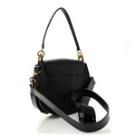 Grained Calfskin Large Tess Bag Black