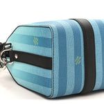 Damier Striped City Keepall Gradient Blue