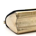 Calfskin Gravity Twist Shoulder Bag PM Gold