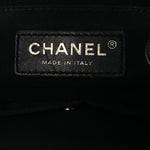 Lambskin Quilted Drawstring Bag Black
