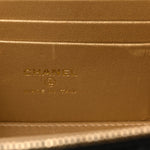 Lambskin Quilted Small CC Vanity Case Black