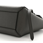 Grained Calfskin Nano Belt Bag Grey