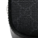 GG Supreme Monogram Azalea Calfskin Retro Interlocking G Wristlet Shoulder Bag Black