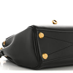 Smooth Calfskin Mini Bel Air Carry All Bag Black