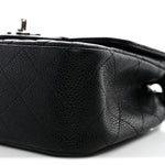 Caviar Quilted Mini Square Flap Black