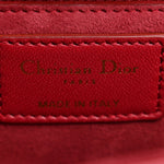 Lambskin Cannage Large Dioraddict Flap Red