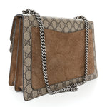 GG Supreme Monogram Medium Dionysus Shoulder Bag Taupe