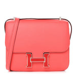 Epsom Enamel Constance 18 Rose Texas Rouge De Coeur