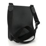 Calfskin Crocodile Embossed Effect Antony Messenger Crossbody Black