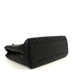 Caviar Quilted Shoulder Bag Black
