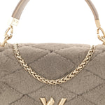 Shearling Malletage Top Handle GO-14 PM Grey