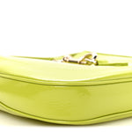 Patent Calfskin Small Jackie Shoulder Bag Bright Green