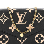 Empreinte Monogram Giant Felicie Pochette Black Beige