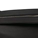 Grained Calfskin Small Slouchy Banana Bag Dark Brown