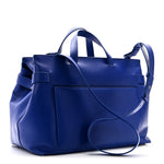 Calfskin Calfskin XL Gancini Buckles Tote Bag Blue