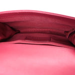 Calfskin Quilted Small Boy Flap Dark Pink