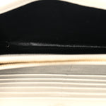 Grain De Poudre Matelasse Chevron Monogram Chain Wallet Crema Soft