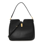 Smooth Calfskin Medium Camille 16 Soft Bag Black