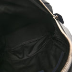 X SHAWN STUSSY Grained Calfskin Ox Head Crossbody Backpack Navy Blue