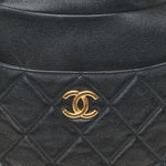 Calfskin Quilted Close To Me Hobo Black