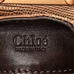 Lizard Medium Paddington Satchel Bronze