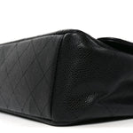 Caviar Quilted Maxi Double Flap Black