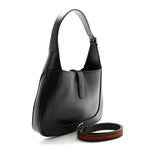 Calfskin Small Jackie Shoulder Bag Black