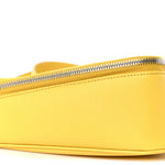 Saffiano Triangle Shoulder Belt Bag Sunny Yellow