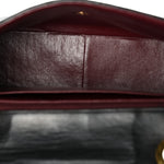 Lambskin Quilted Medium Single Flap Black