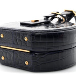 Crocodile Petite Boite Chapeau Navy