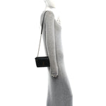 Lambskin Quilted Monogram Mini Nolita Black
