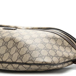 GG Supreme Monogram Belt Bag Dark Brown