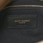 Lambskin Quilted Small Loulou Puffer Monogram Chain Satchel Dark Beige
