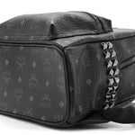 Visetos Medium Side Studs Stark Backpack Black