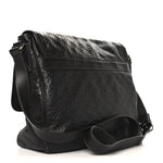 Guccissima Medium Flap Messenger Bag Chocolate