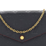 Empreinte Pochette Felicie Chain Wallet Marine Rouge