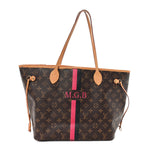 Monogram My LV Heritage Neverfull MM Fuchsia Black