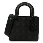 Ultra Matte Calfskin Cannage Small My ABCDior Lady Dior Black