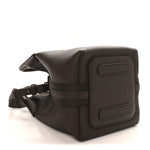 Grained Calfskin Micro Bale Bag Dark Chocolate Licorice