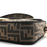 Fabric Jacquard FF 1974 Medium Baguette Tobacco Moro Black