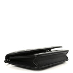 Lambskin Quilted Wallet On Chain WOC So Black