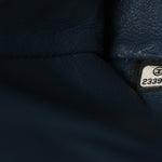 Caviar Quilted Jumbo Double Flap Dark Grey