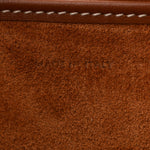 Smooth Calfskin Medium Strap Ava Triomphe Shoulder Bag Tan