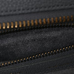 Baby Drummed Calfskin Micro Luggage Kohl