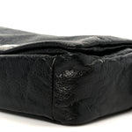 Arena Calfskin Small Monaco Flap Bag Black