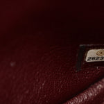 Aged Calfskin Quilted 2.55 Reissue 225 Flap  Black